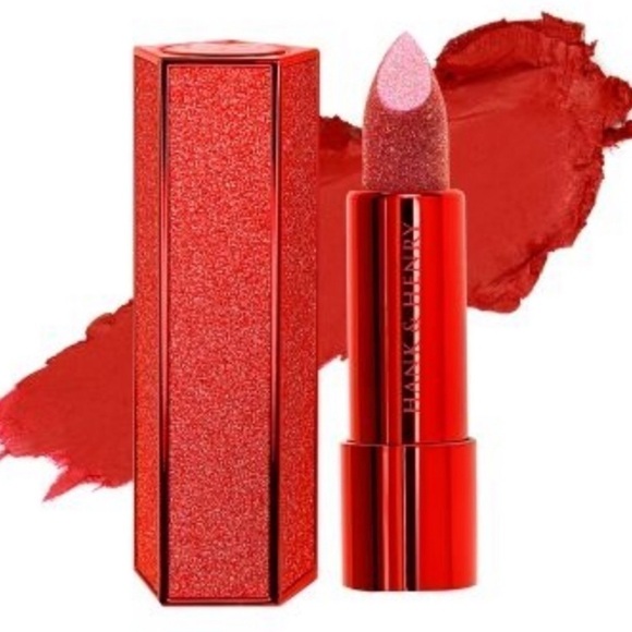 NEW Hank & Henry Satin Cream Lipstick In Te Amo - Picture 3 of 15